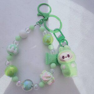 THE MONSTERS Dangling LABUBU Charm keychain, mobile phone chain, bag chain #9